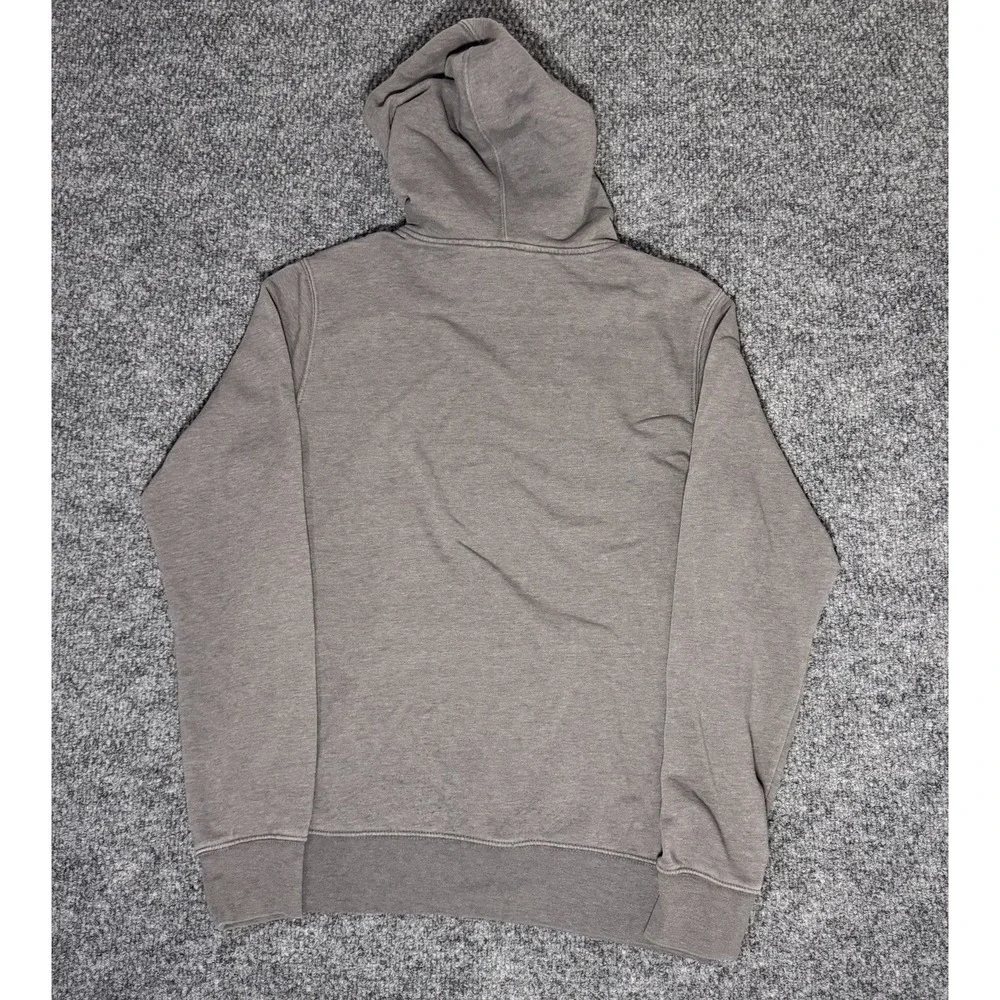 The North Face Hoodie Long Sleeve Gray &‎ Black Cotton Blend Men's Size Medium